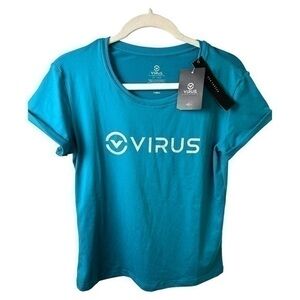 Virus Shirt Womens XS Short Sleeve T-Shirt Synthetic Base Layer Hike Workout